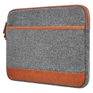 Gray and Brown Tablet Case